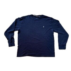 Ralph Lauren Waffle Knit Thermal Tee